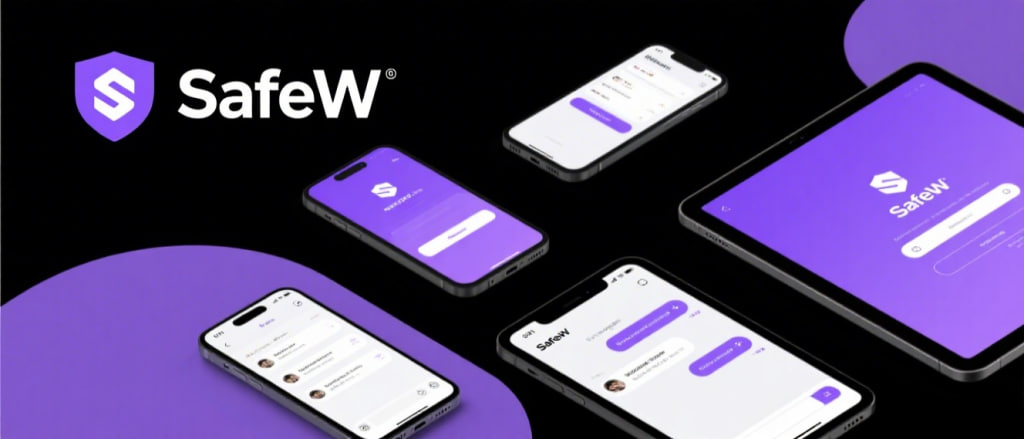 SafeW群组聊天界面